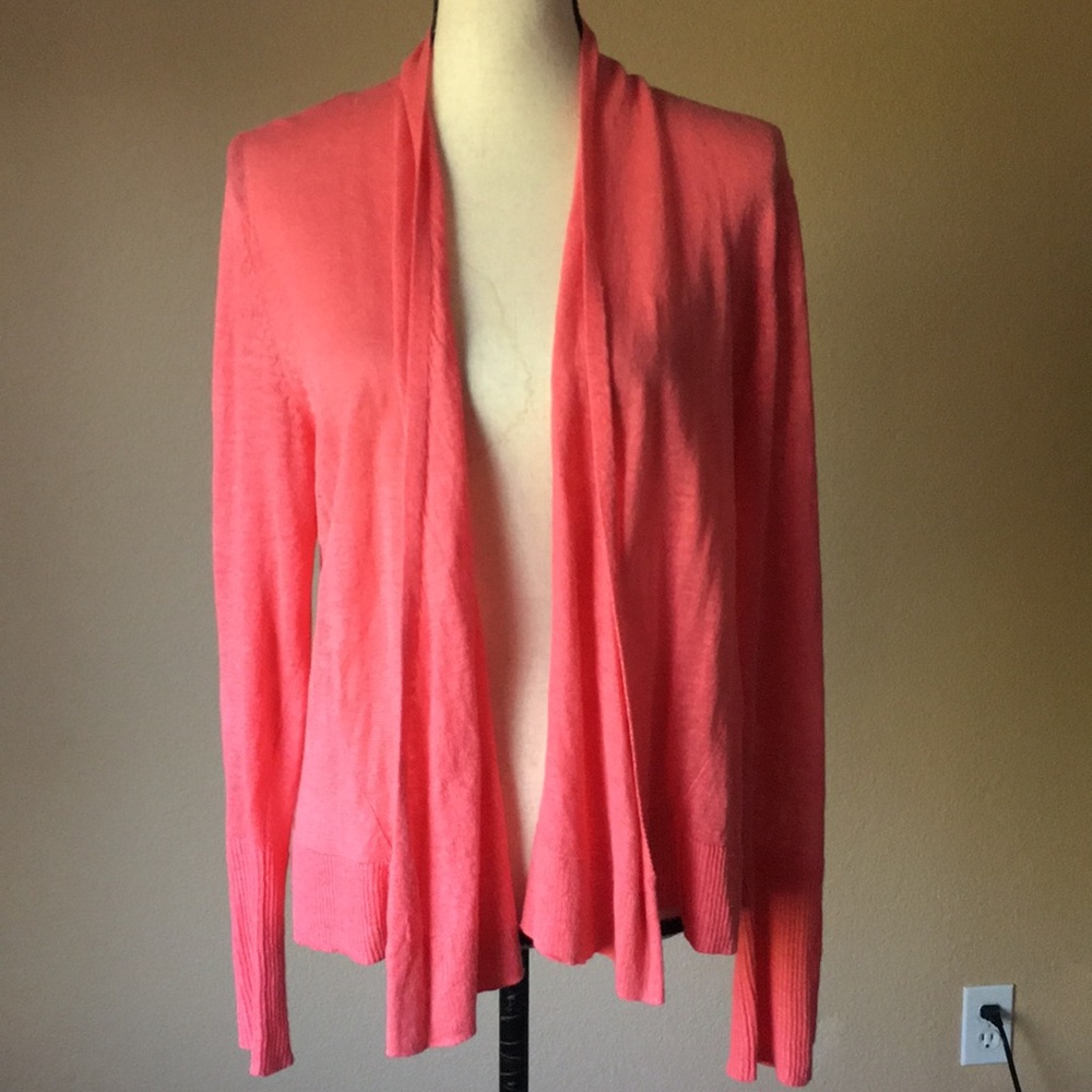 🤩 Eileen Fisher - 100% Linen Waterfall cardigan - L
